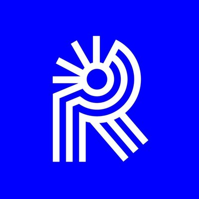 On a blue background the logo of Reset network appear as a white capital R